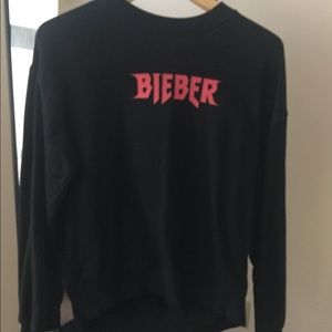 Justin Bieber sweatshirt